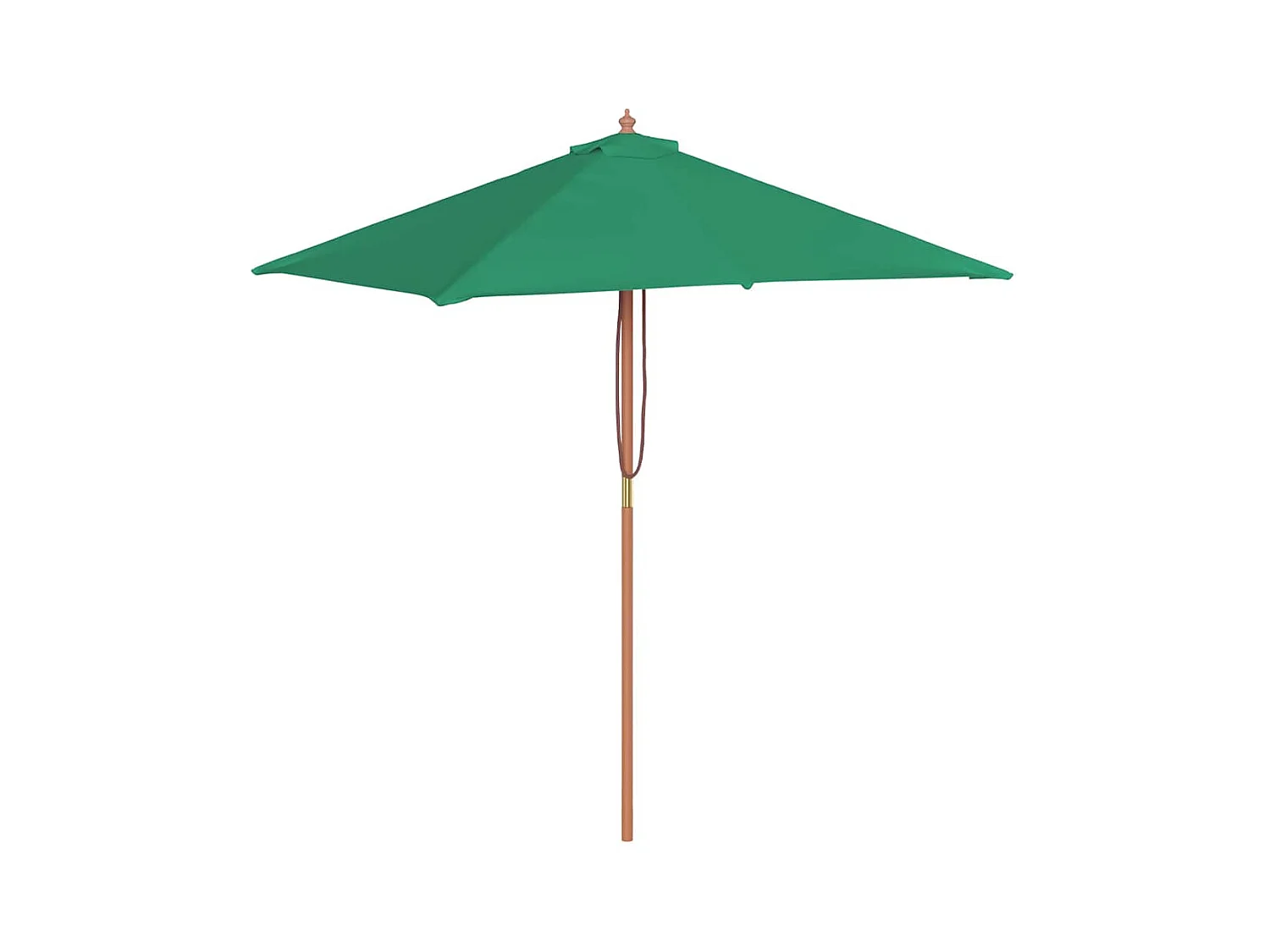 Keano  Parasol met houten paal 150x200 cm groen