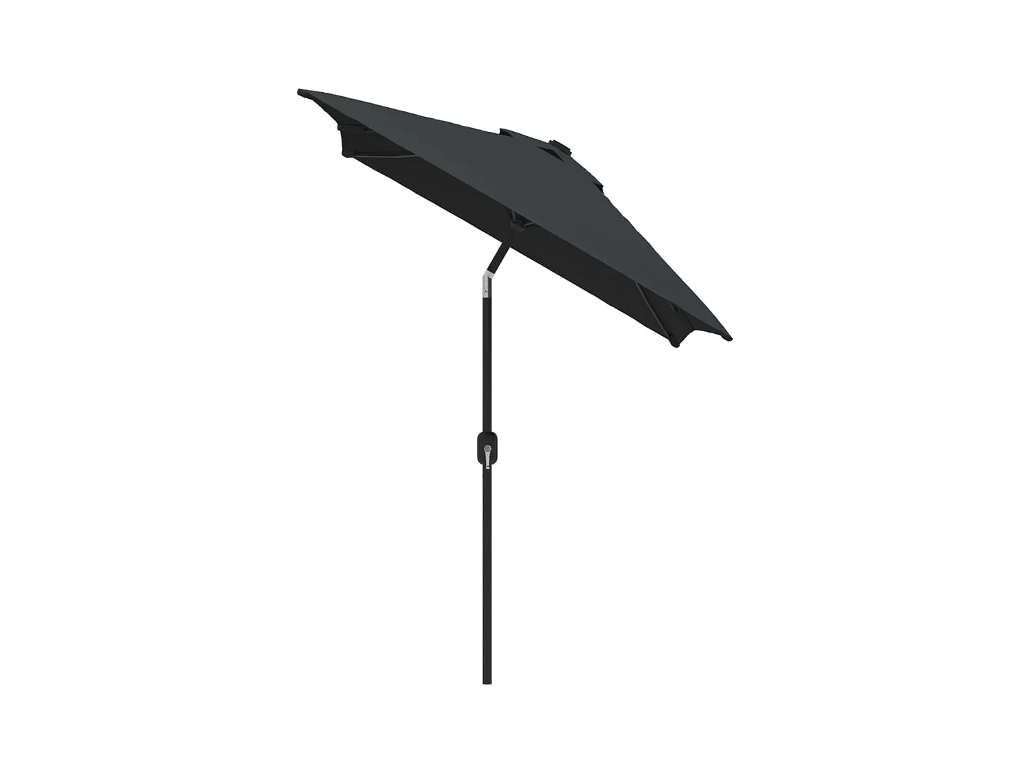 Torhildr  Parasol d'extérieur avec mât en métal 300x200 cm anthracite