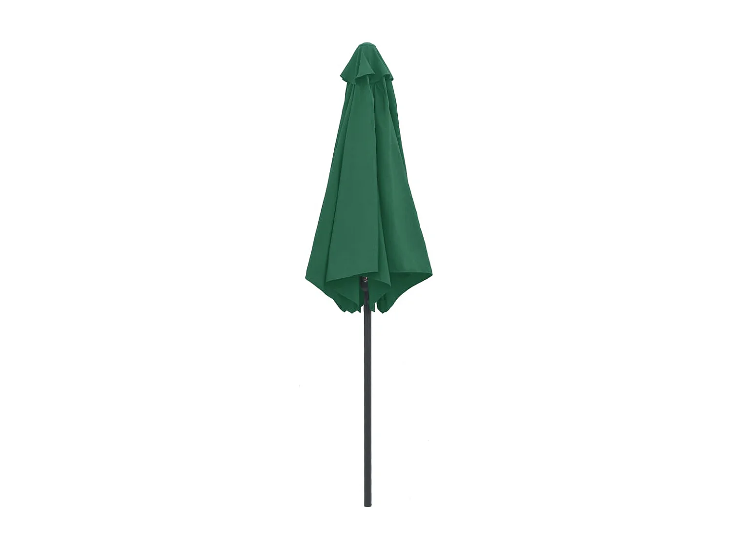 Qerlan  Parasol de jardin et mât en aluminium 270x246 cm Vert