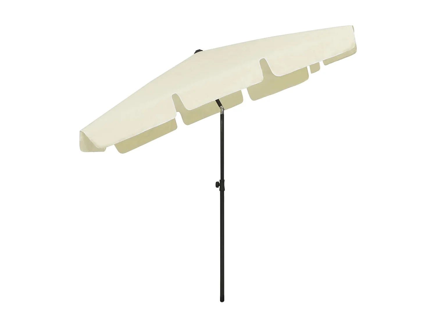 Roxanne  Strandparasol 200x125 cm zandgeel