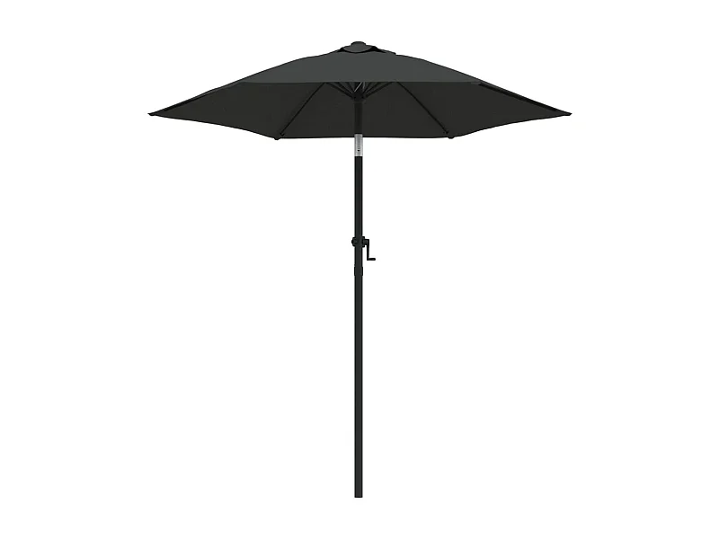 Marano di Napoli  Parasol Anthracite 200x224 cm Aluminium
