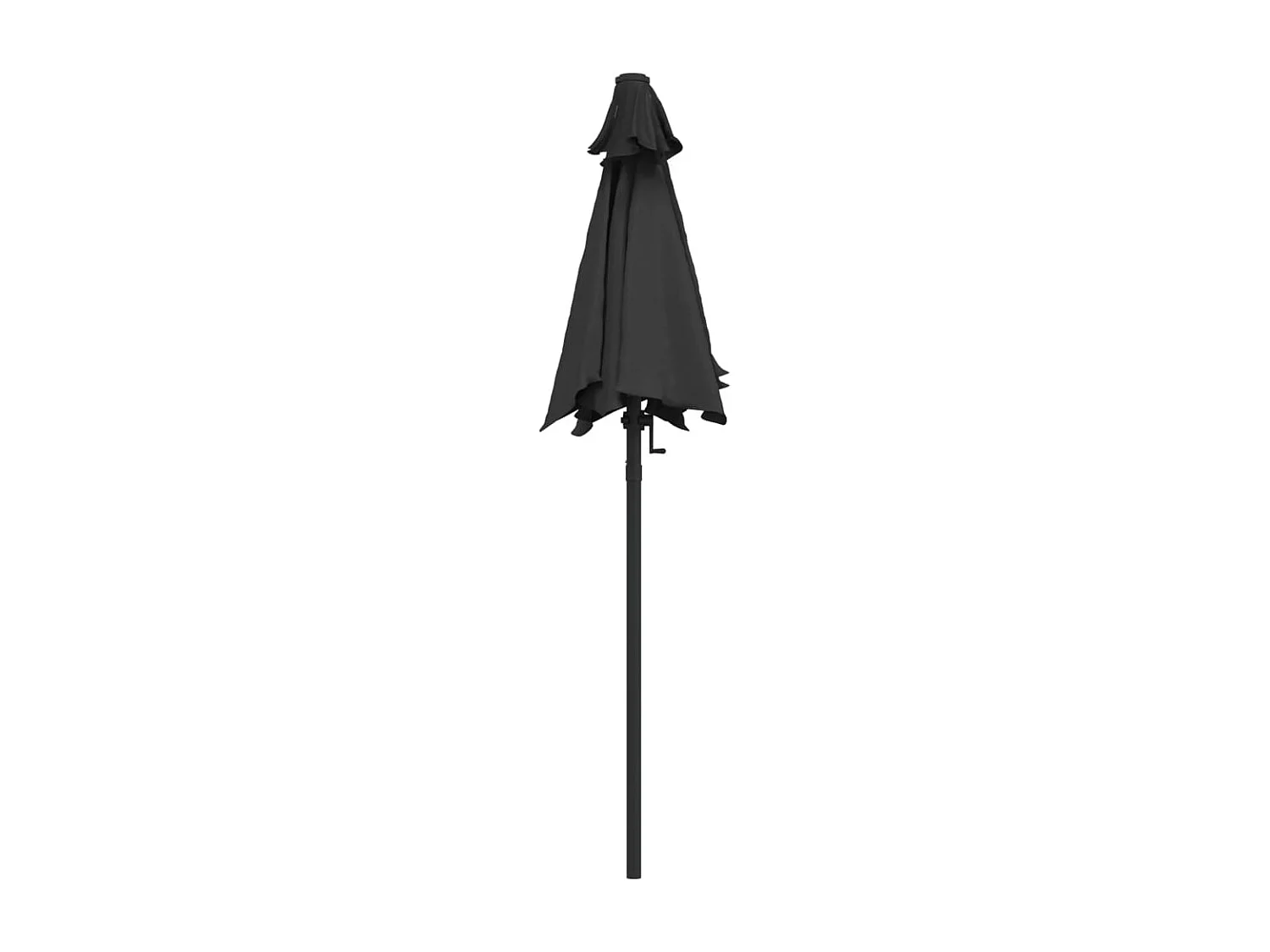 Marano di Napoli  Parasol Anthracite 200x224 cm Aluminium