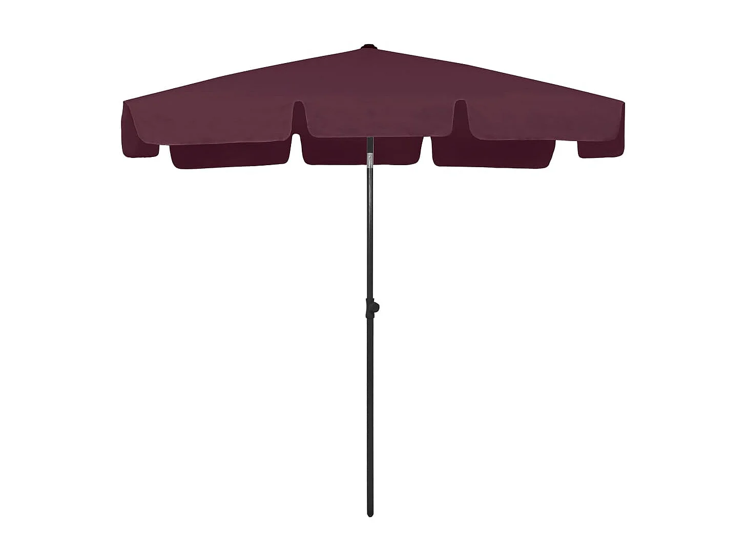 Roxanne  Strandparasol 200x125 cm bordeauxrood
