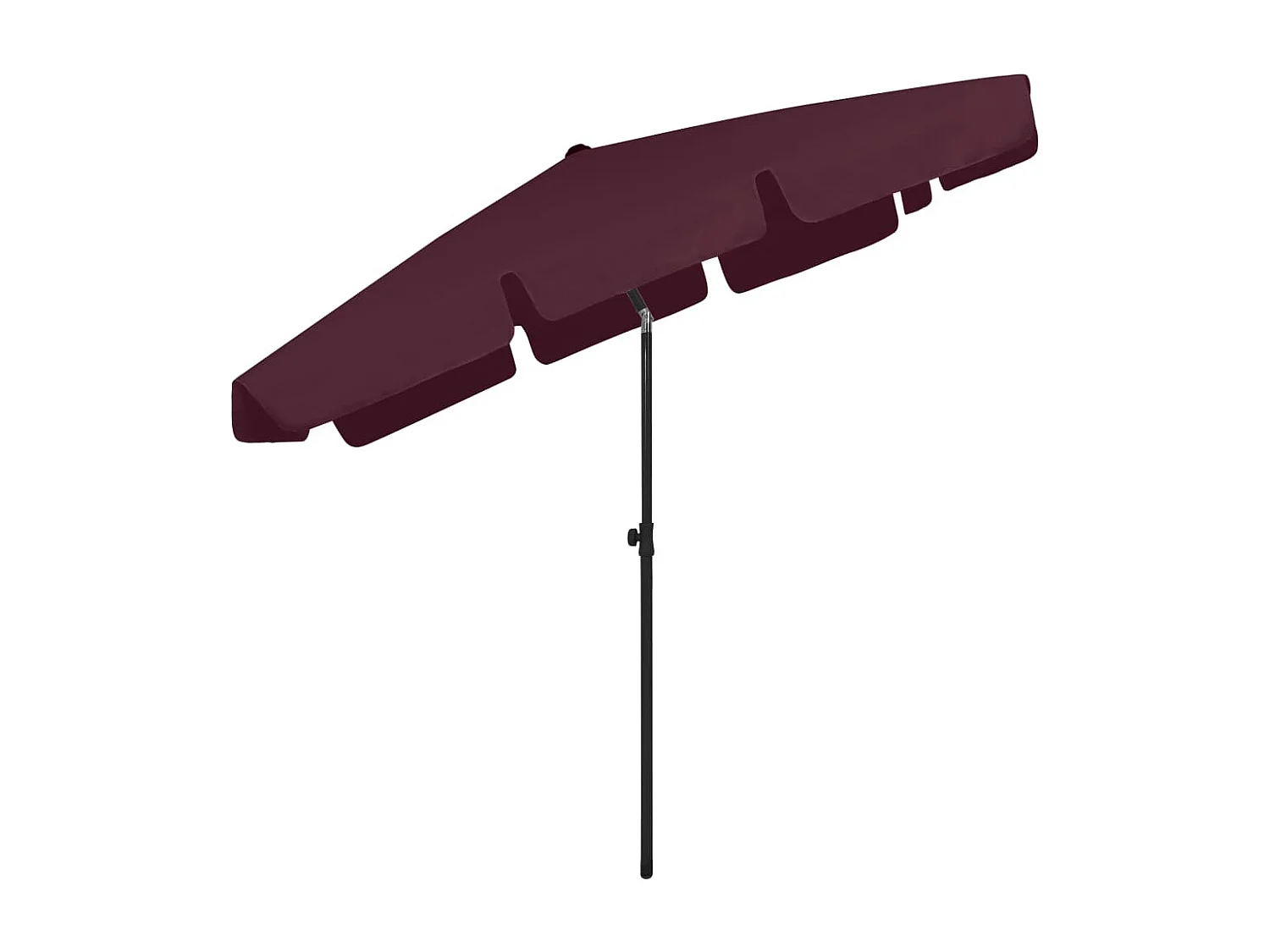 Roxanne  Strandparasol 200x125 cm bordeauxrood