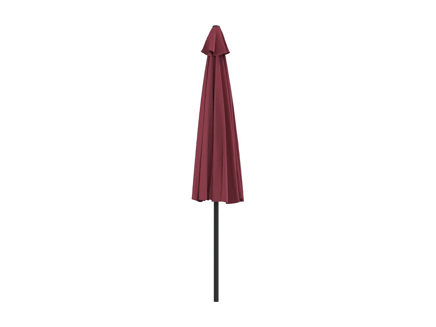 Vilde Kristine  Balkonparasol half aluminium paal 300x155x223 cm bordeauxrood