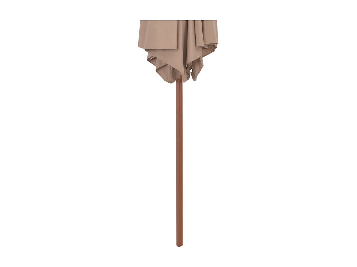 Inglewood  Parasol met houten paal 270 cm taupe