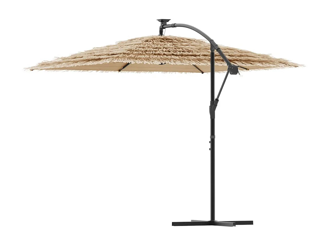 Beline  Parasol met stalen paal 290x290x238 cm bruin