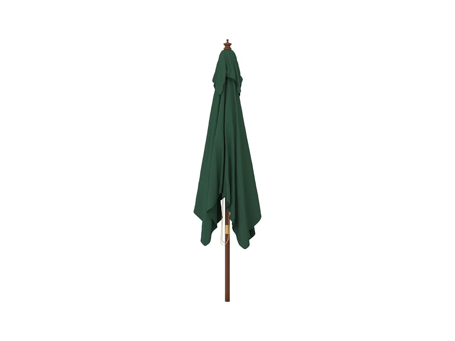 Varel  Parasol met houten paal 300x300x273 cm groen