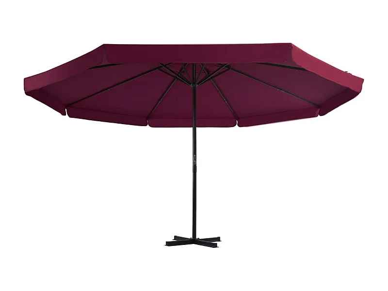 Roeland  Parasol met aluminium paal 500 cm bordeauxrood