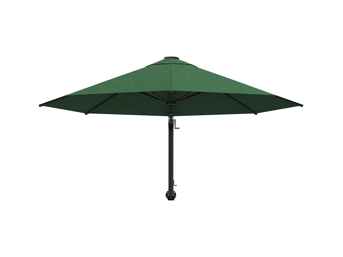 Berkeley  Parasol mural avec mât métallique 300 cm Vert