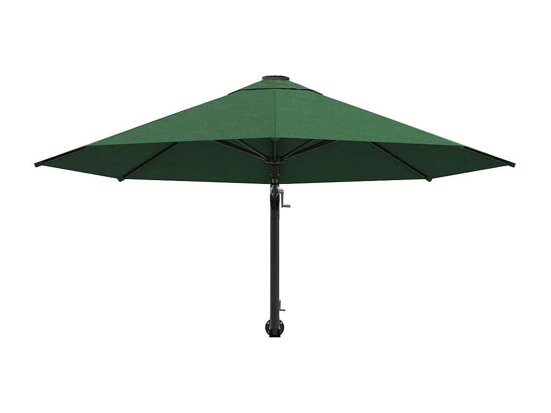 Berkeley  Parasol mural avec mât métallique 300 cm Vert
