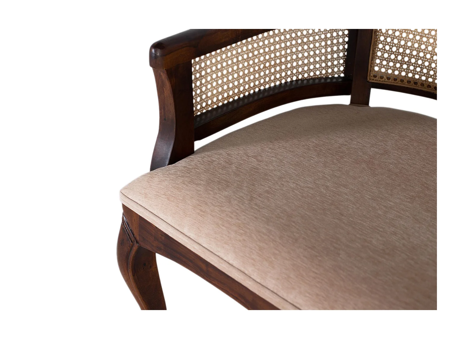 Canapé banquette 2 places en bois d’acacia