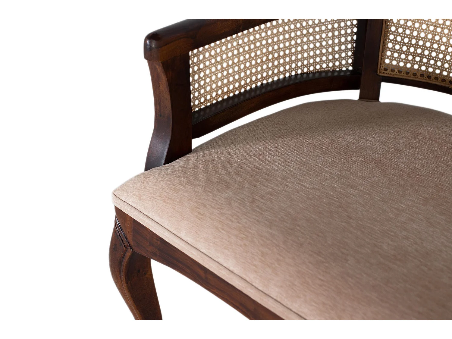 Canapé en bois d'acacia 120 cm, style rustique vintage - 88 x 120 x 60 cm