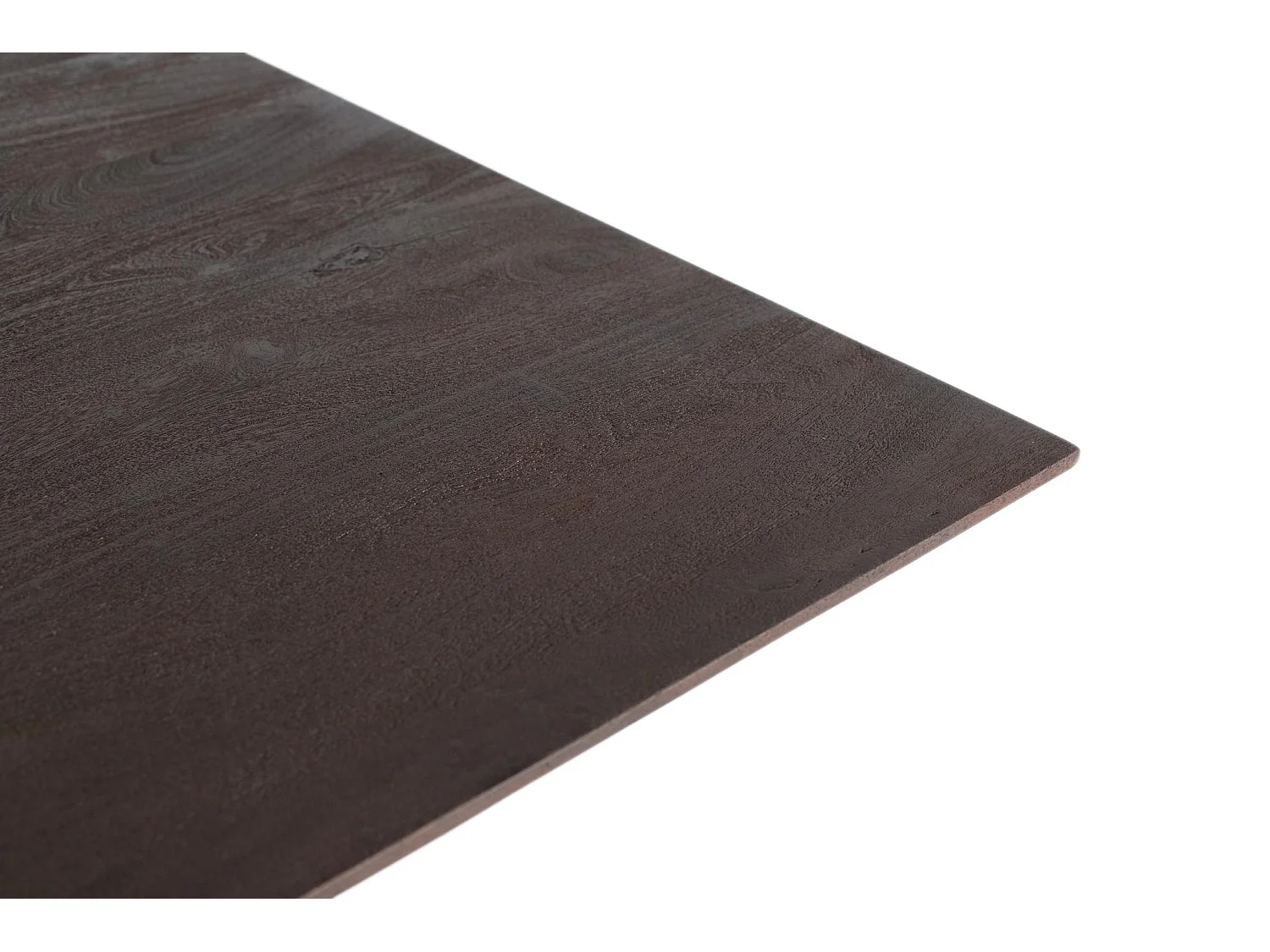 Tavolo da pranzo in legno di mango, stile industriale vintage, 180 cm - 76x180x90