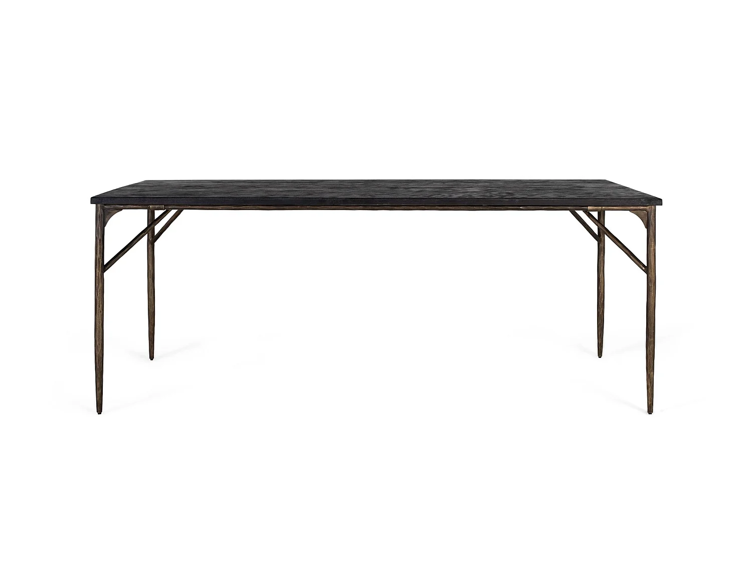 Tables de salle à manger en bois 200 cm, style contemporain, faites à la main - 76 x 200 x 100