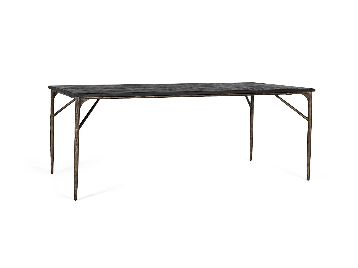Tables de salle à manger en bois 200 cm, style contemporain, faites à la main - 76 x 200 x 100