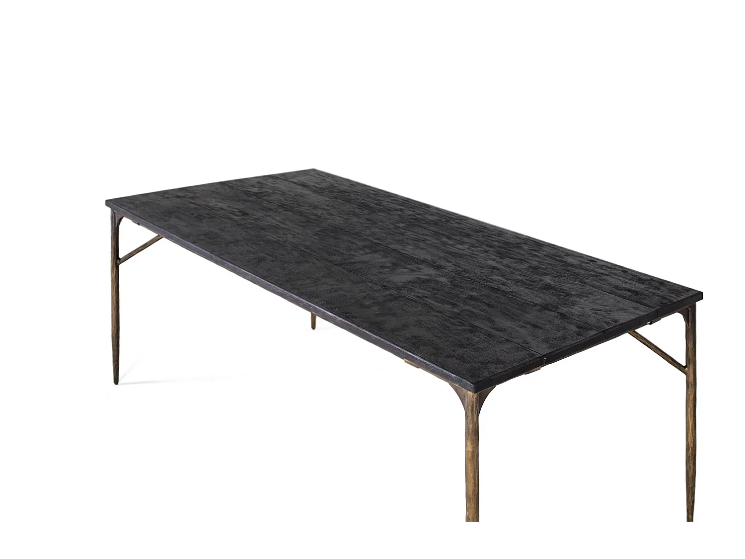 Tables de salle à manger en bois 200 cm, style contemporain, faites à la main - 76 x 200 x 100