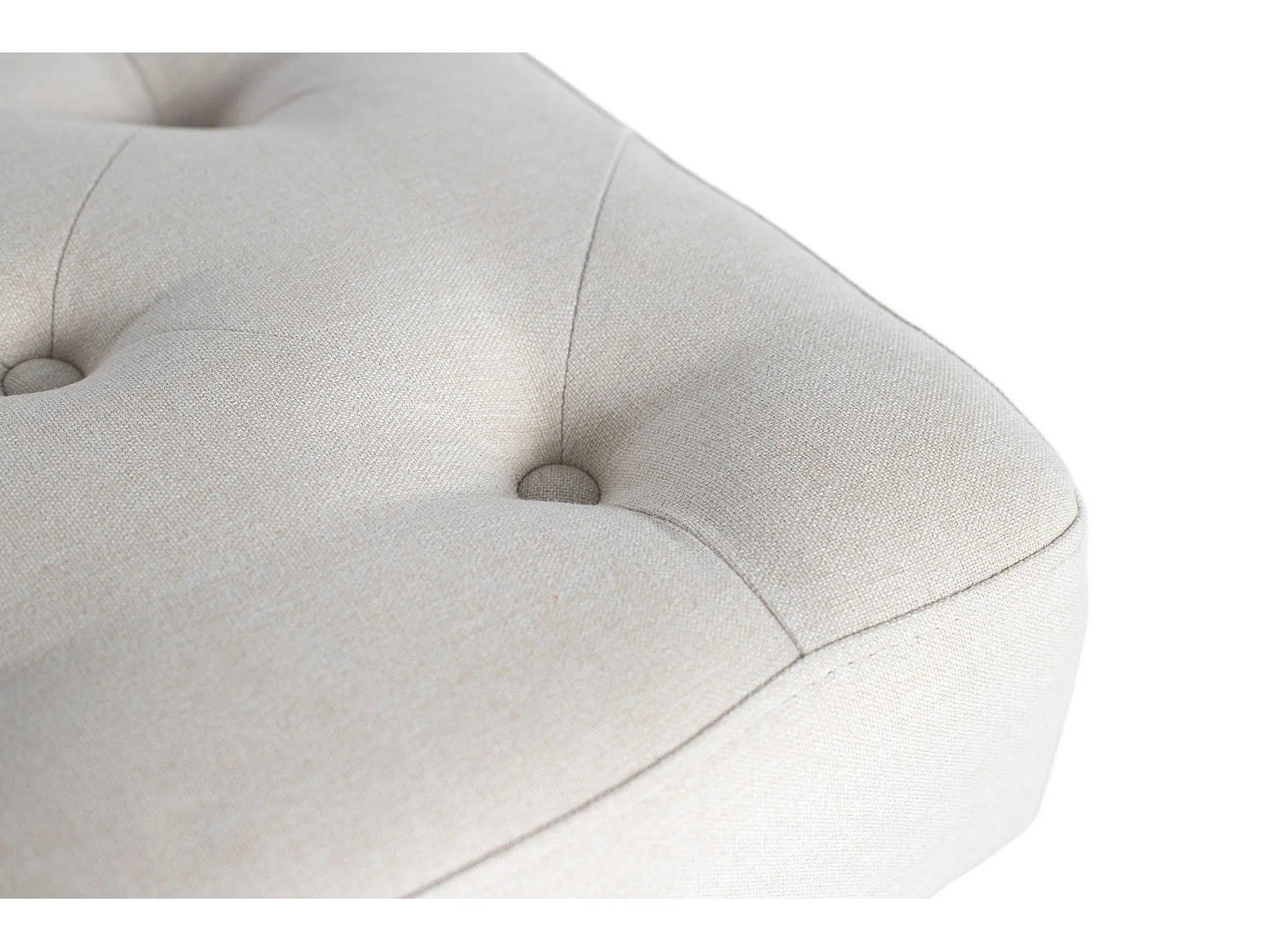 Banc en tissu 115 cm, style contemporain élégant - 42 x 115 x 40