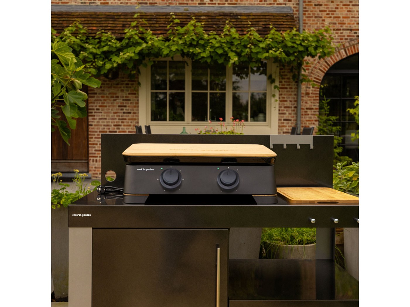 Plancha électrique Forge Adour Premium 2500W - Plaque Fonte émaillée 53,5x40,5cm