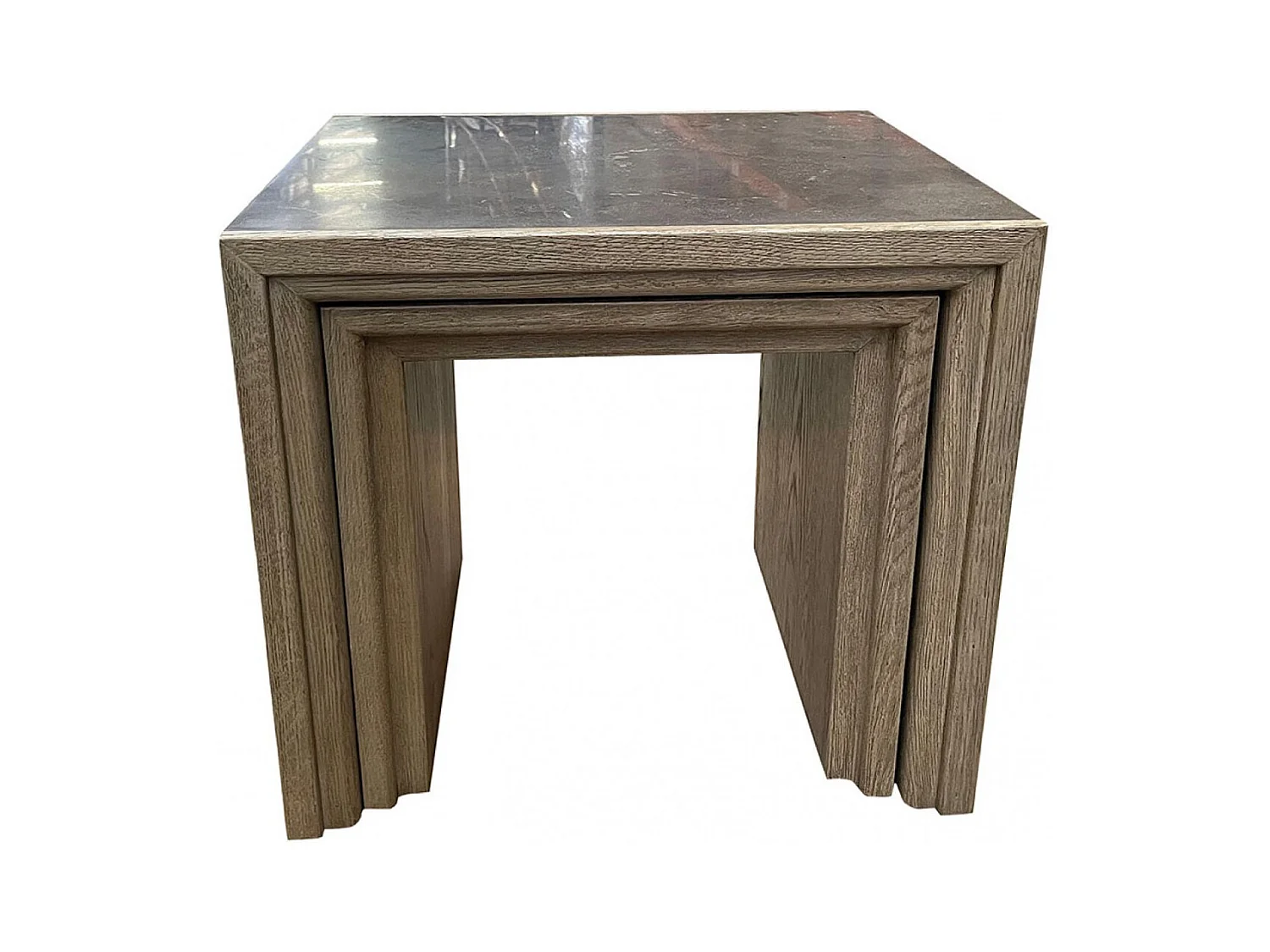 Tables gigognes Pierre Naturelle Noir - Minéral Interior's