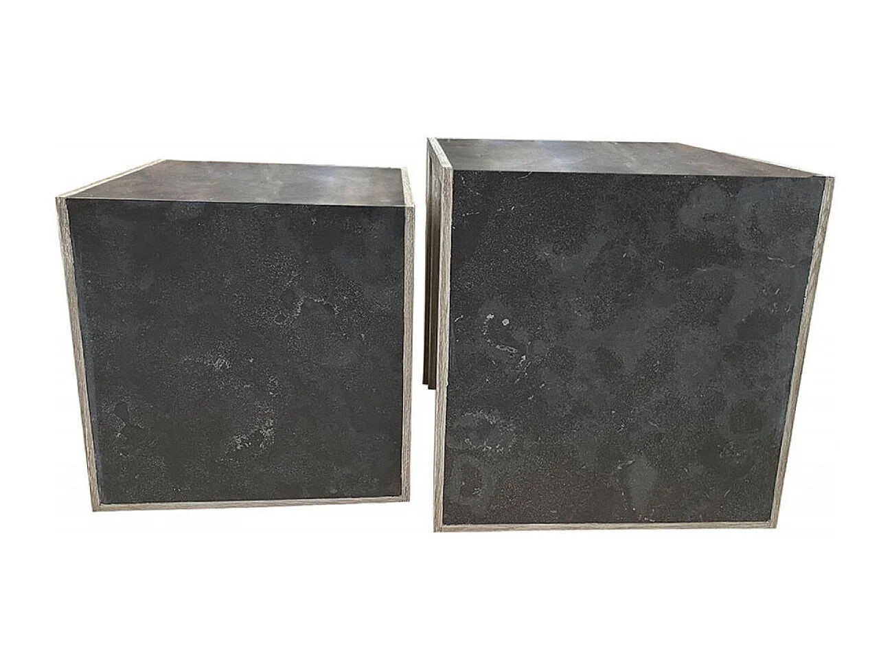 Tables gigognes Pierre Naturelle Noir - Minéral Interior's