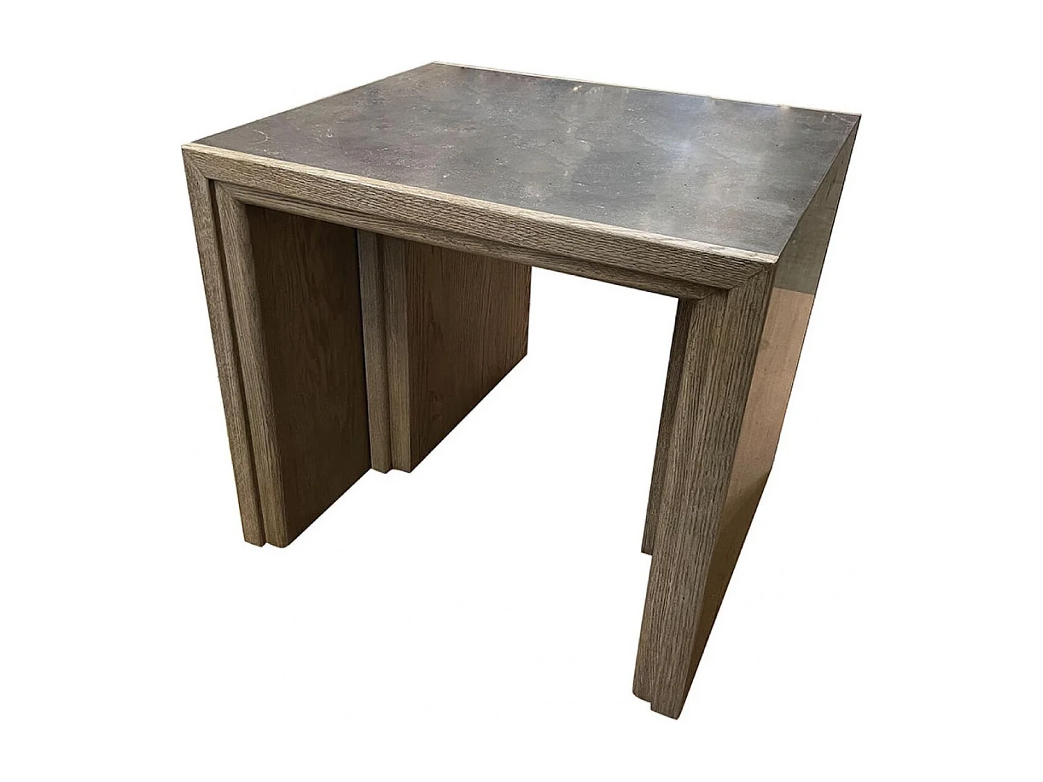 Tables gigognes Pierre Naturelle Noir - Minéral Interior's