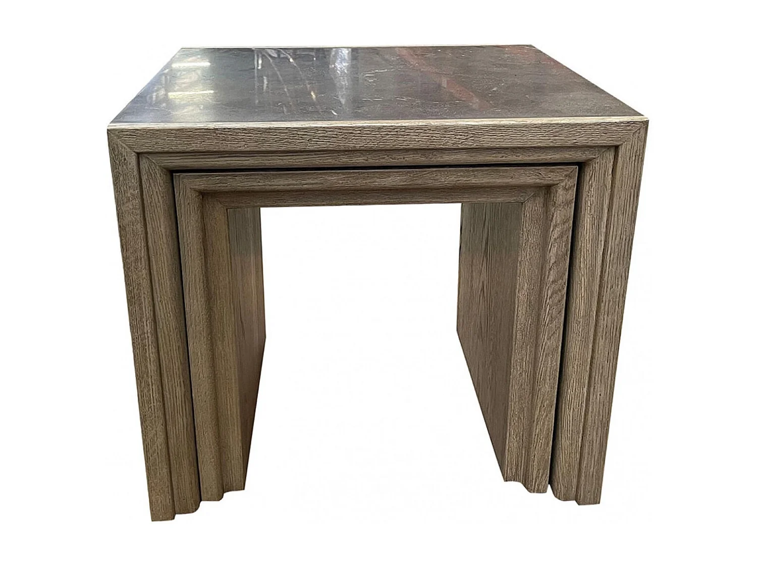 Tables gigognes Pierre Naturelle Noir - Minéral Interior's