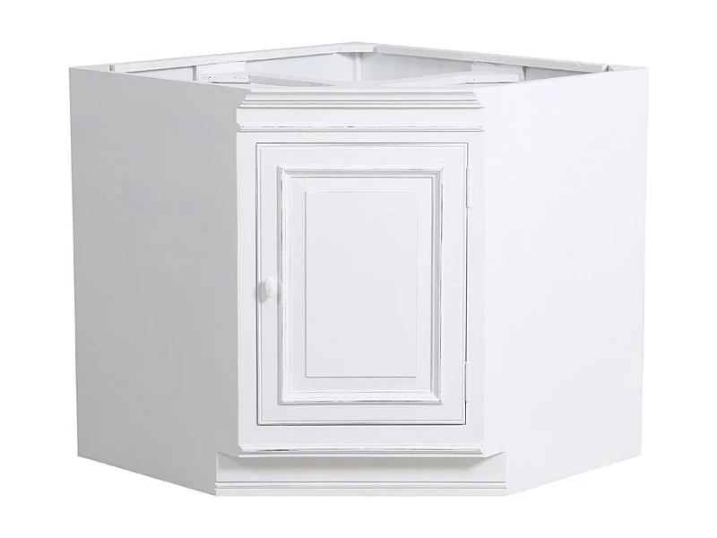 Meuble de cuisine bas d'angle MDF Blanc - Harmonie Interior's