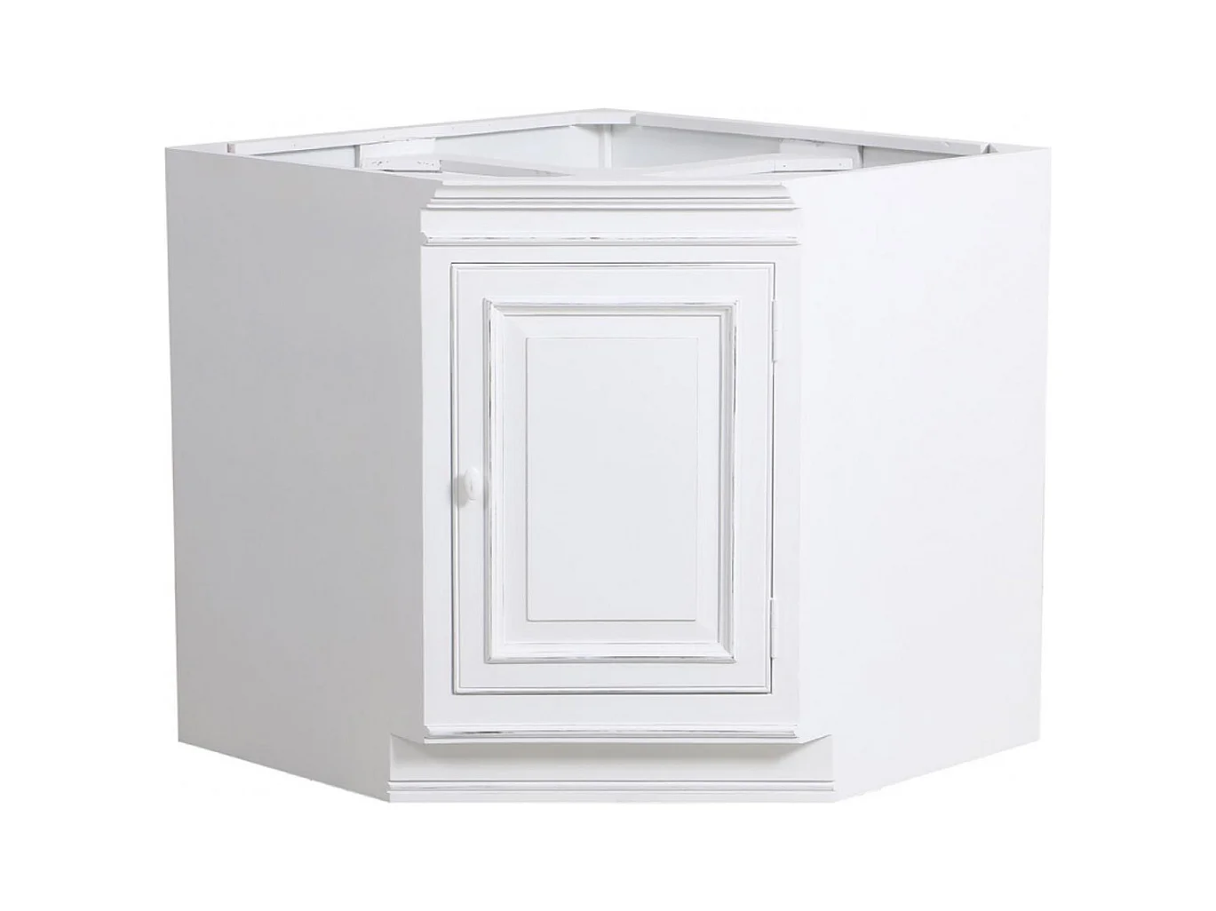Meuble de cuisine bas d'angle MDF Blanc - Harmonie Interior's
