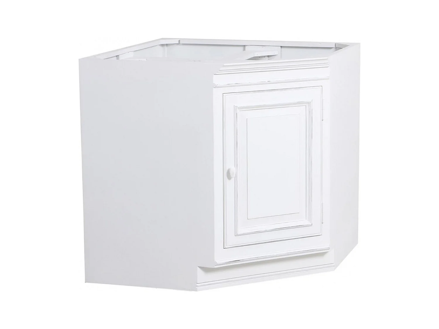 Meuble de cuisine bas d'angle MDF Blanc - Harmonie Interior's