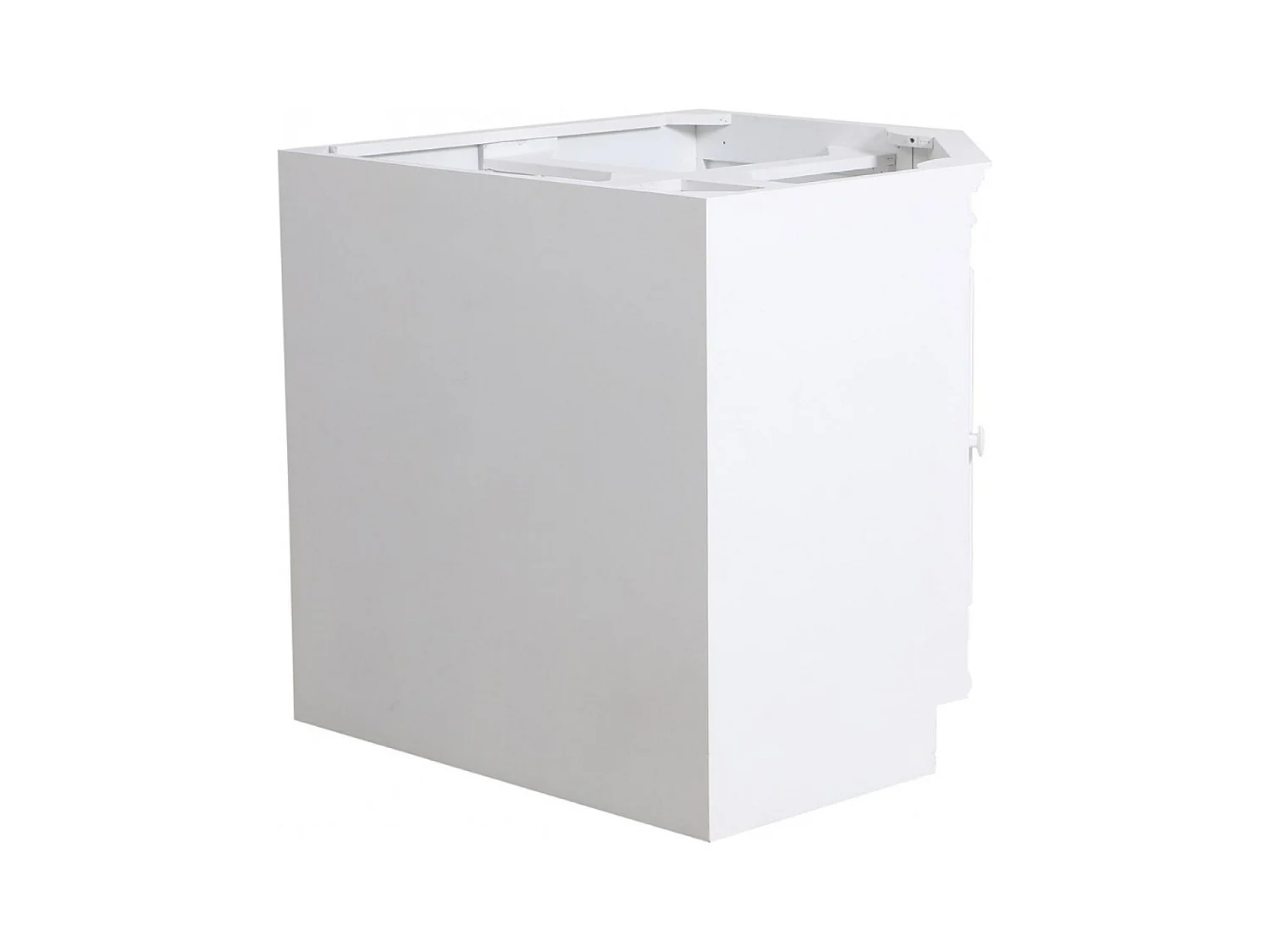 Meuble de cuisine bas d'angle MDF Blanc - Harmonie Interior's
