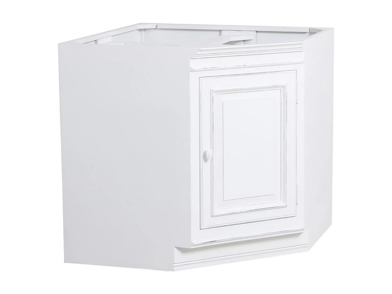 Meuble de cuisine bas d'angle MDF Blanc - Harmonie Interior's
