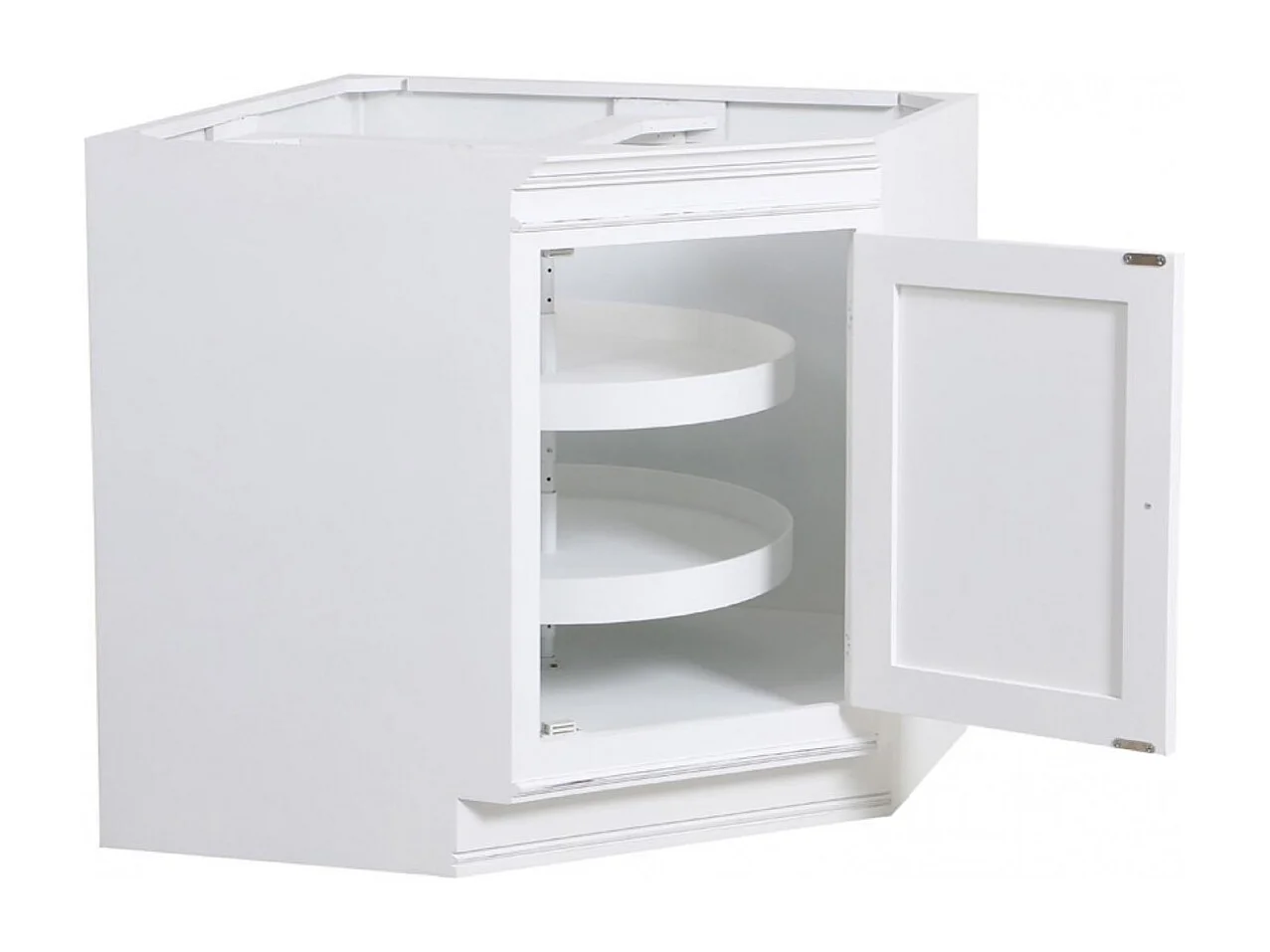 Meuble de cuisine bas d'angle MDF Blanc - Harmonie Interior's