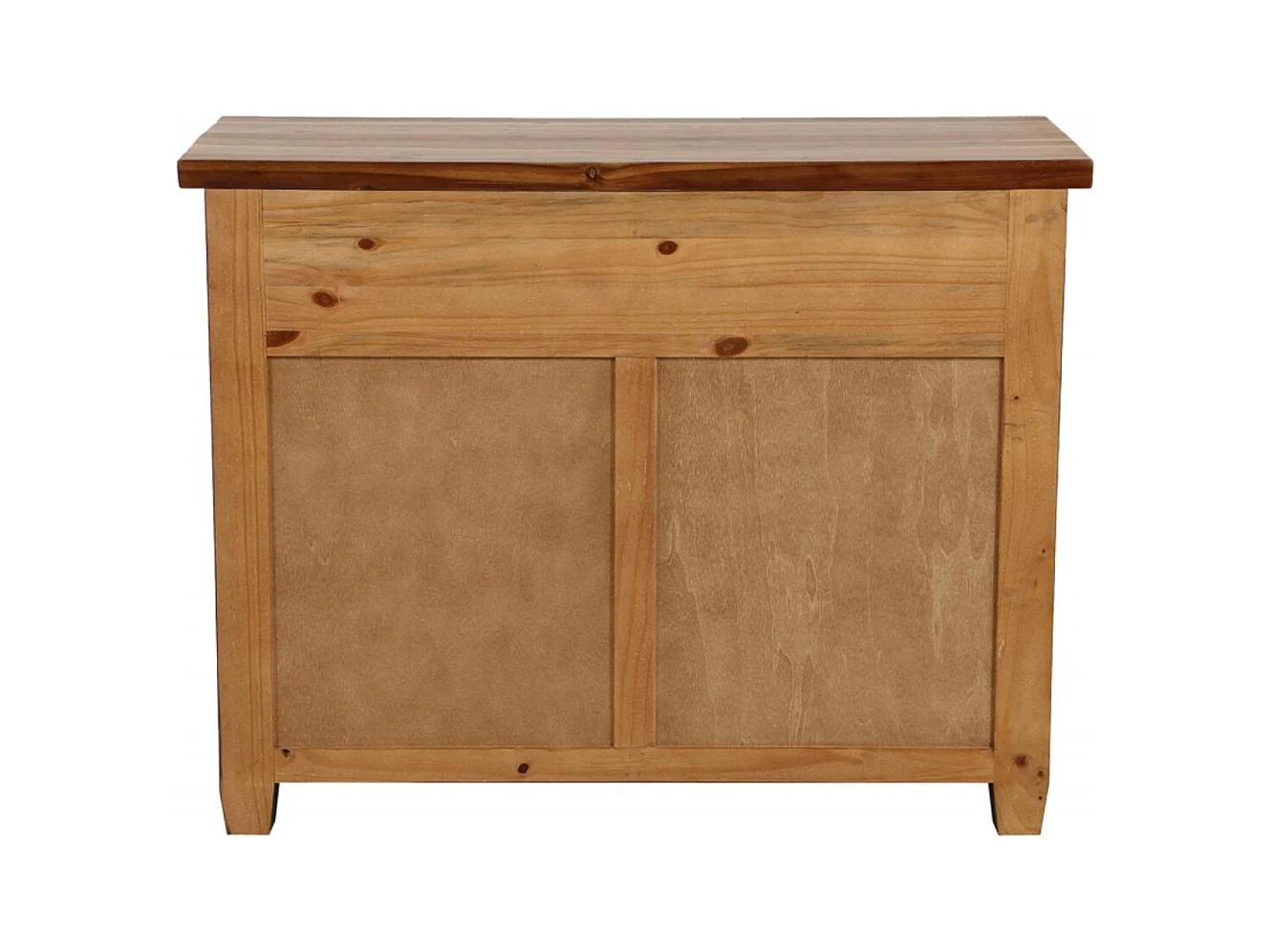 Meuble de cuisine bas poubelles intégrées Bois Noir - Brocante Interior's