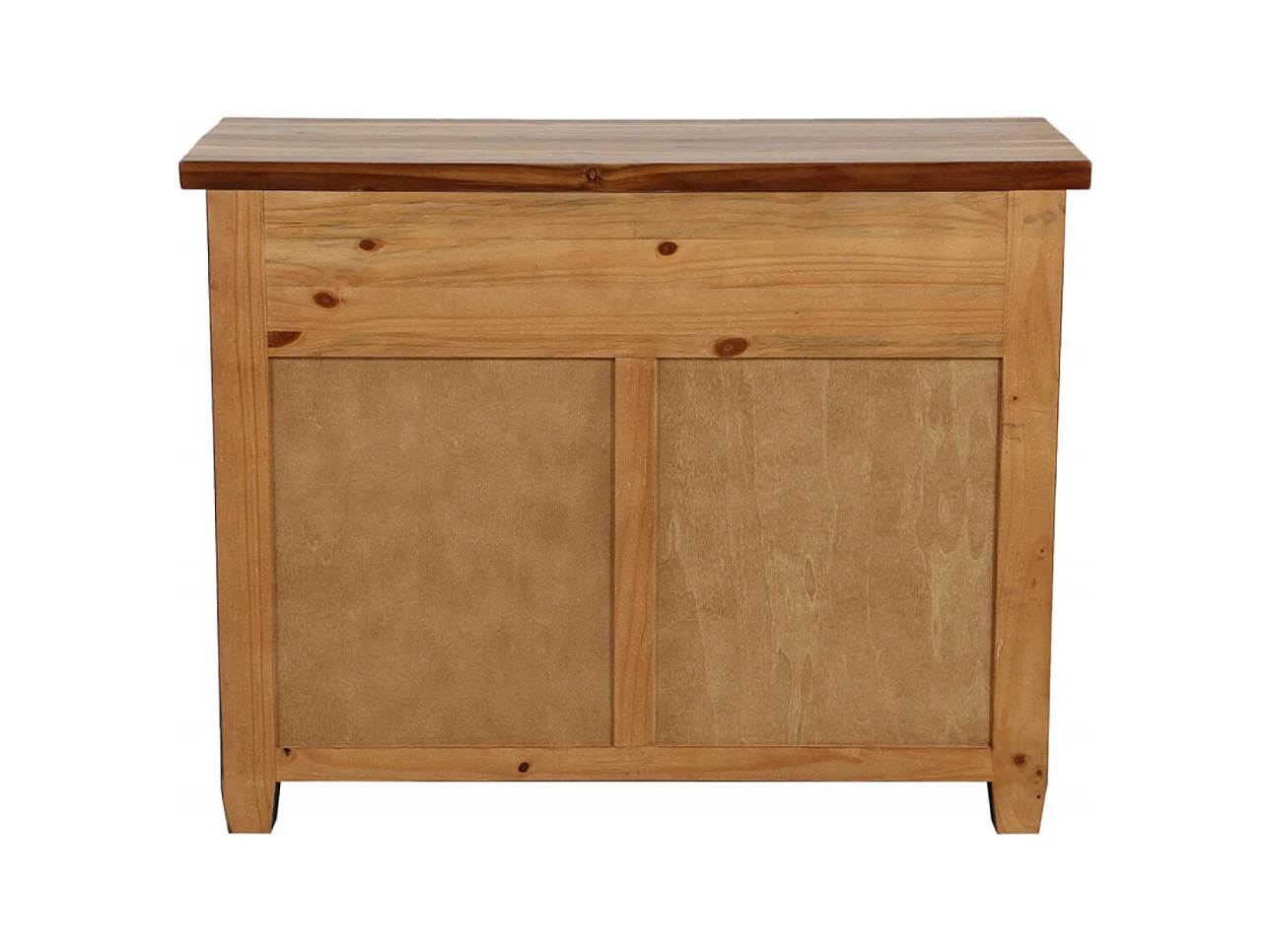 Meuble de cuisine bas poubelles intégrées Bois Noir - Brocante Interior's