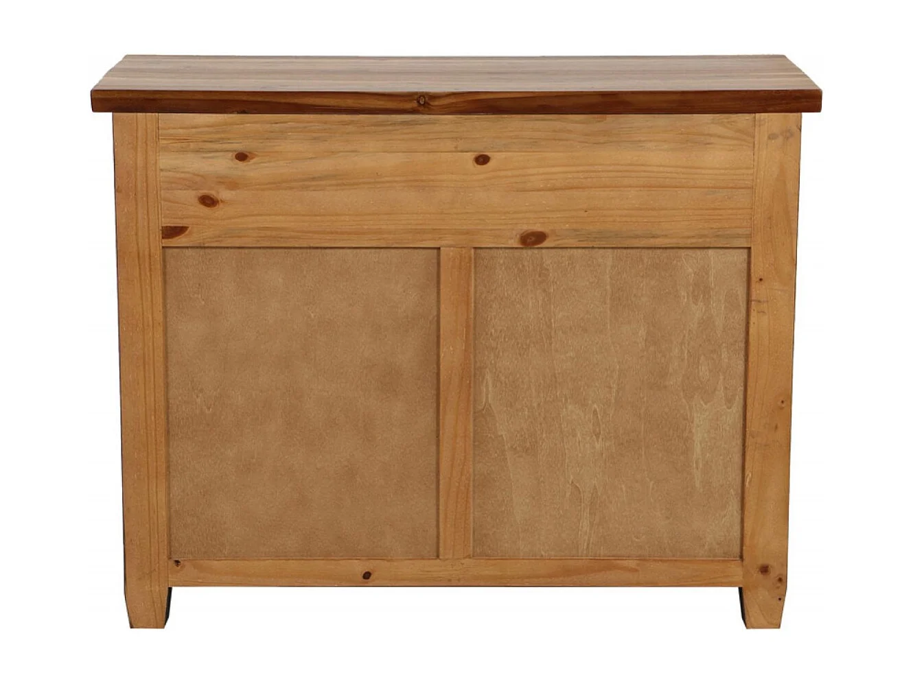 Meuble de cuisine bas poubelles intégrées Bois Noir - Brocante Interior's