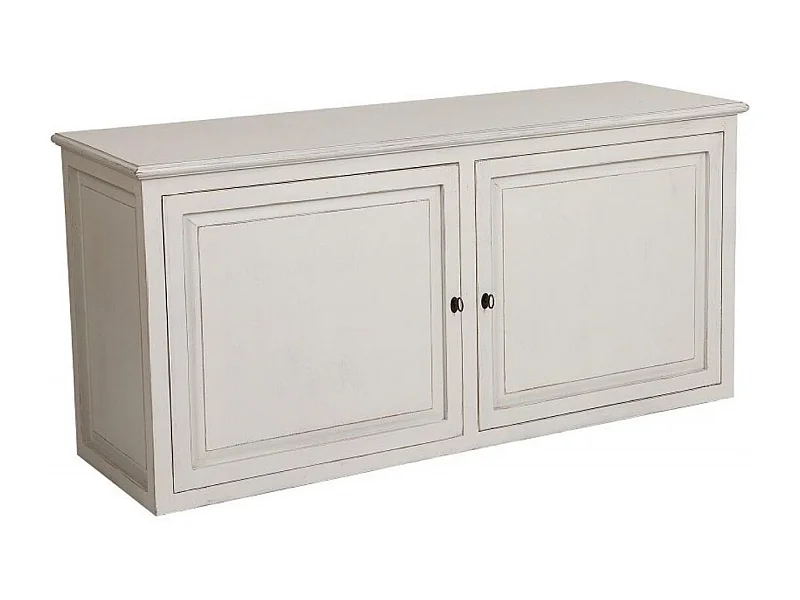 Caisson blanc 2 portes Bois Blanc - Manoir Interior's