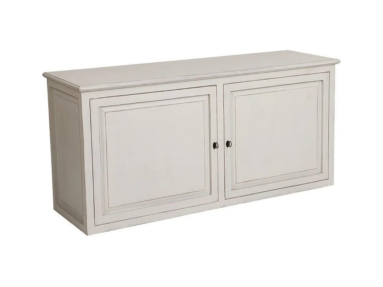 Caisson blanc 2 portes Bois Blanc - Manoir Interior's