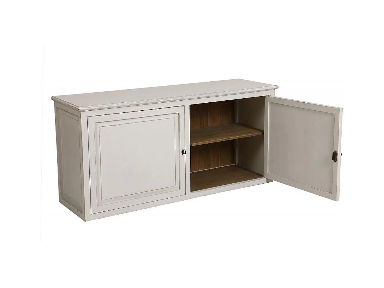 Caisson blanc 2 portes Bois Blanc - Manoir Interior's