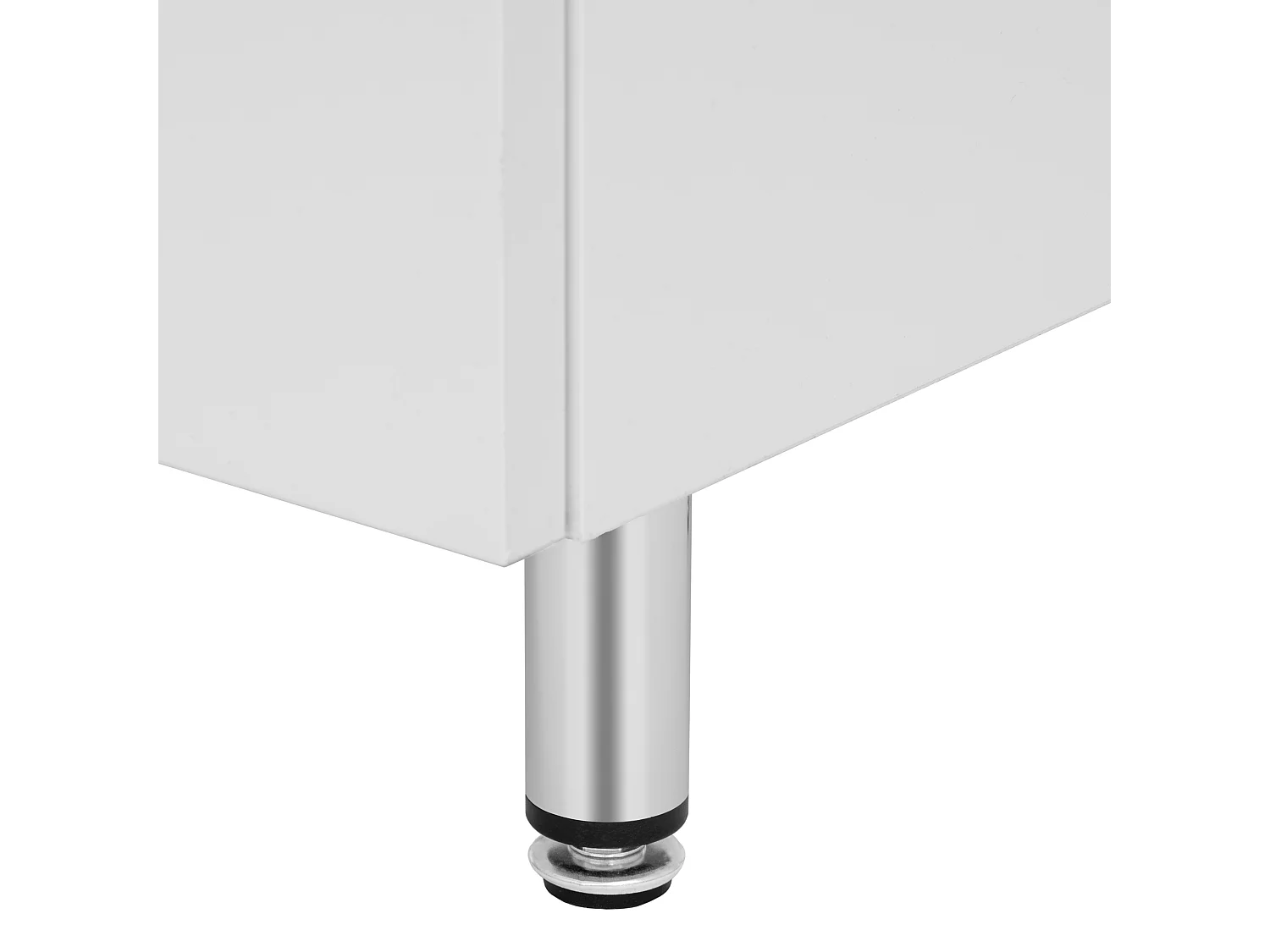 Wit badkamerset staand 80 cm kast met wastafel Bryza-kolom