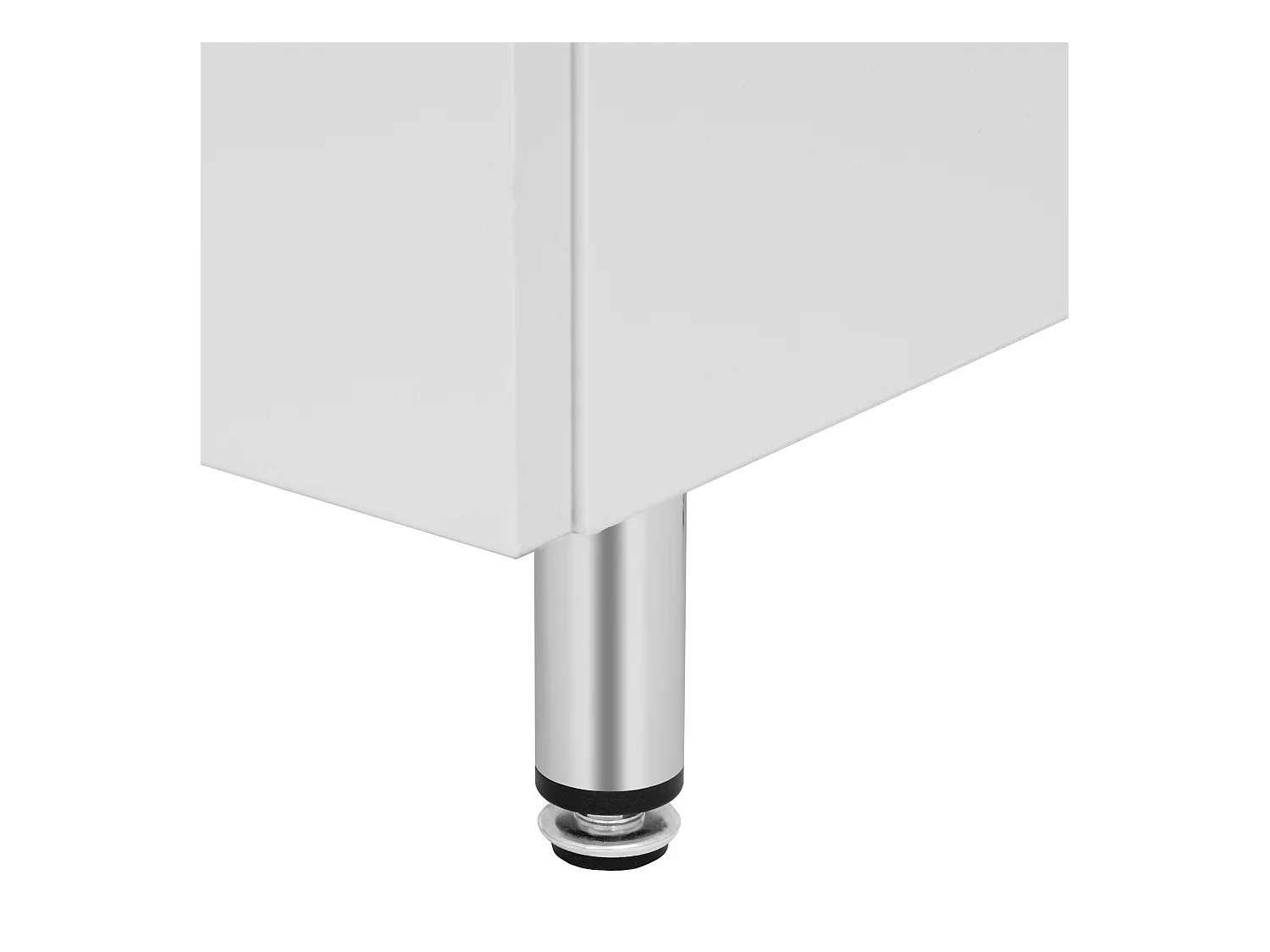 Weißes Badezimmer-Set Stehender 60cm Schrank mit Waschbecken Hochsrank