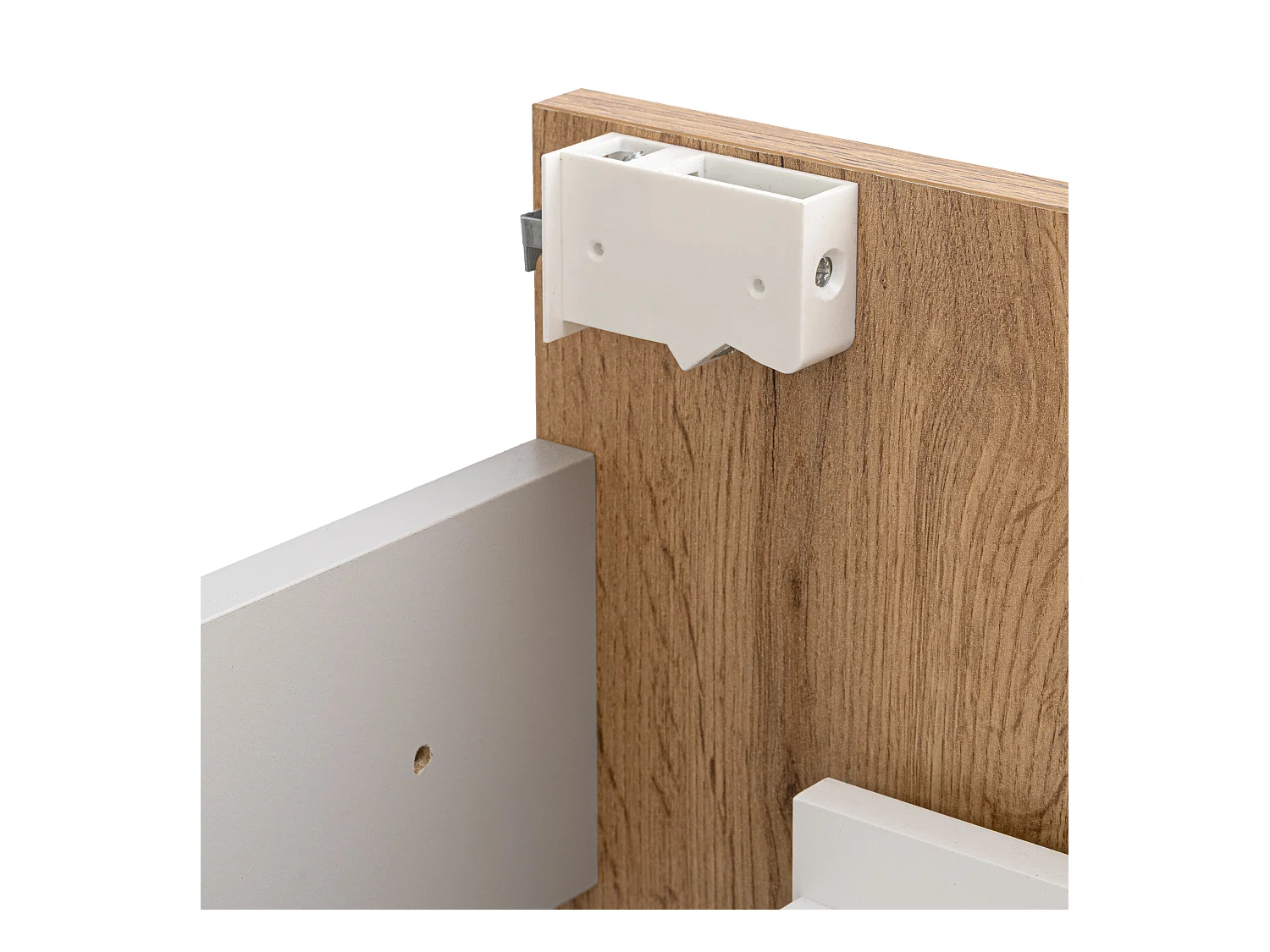 Ensemble pour salle de bain 60 cm Meuble avec lavabo Colonne haute Chêne Wotan Aster