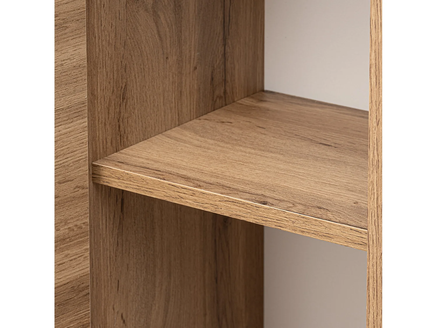 Badezimmerset 60cm Schrank mit Waschbecken Hohschrank Eiche Wotan Aster