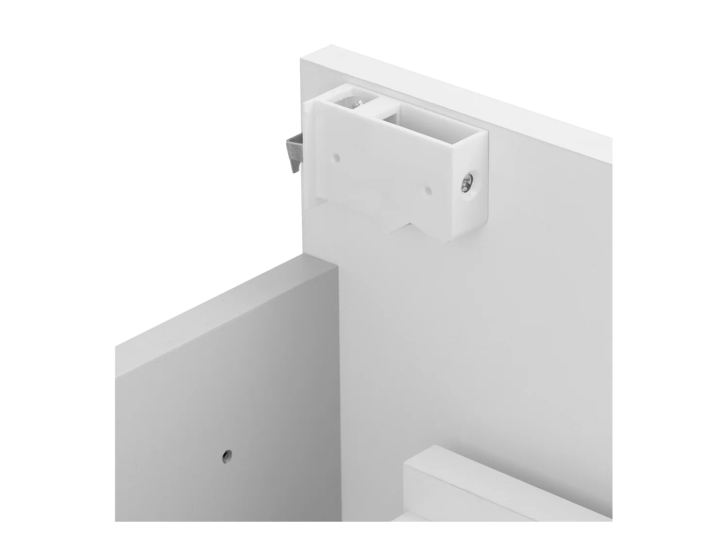 Ensemble de salle de bain blanc sur pied 50 cm Armoire avec lavabo Bryza