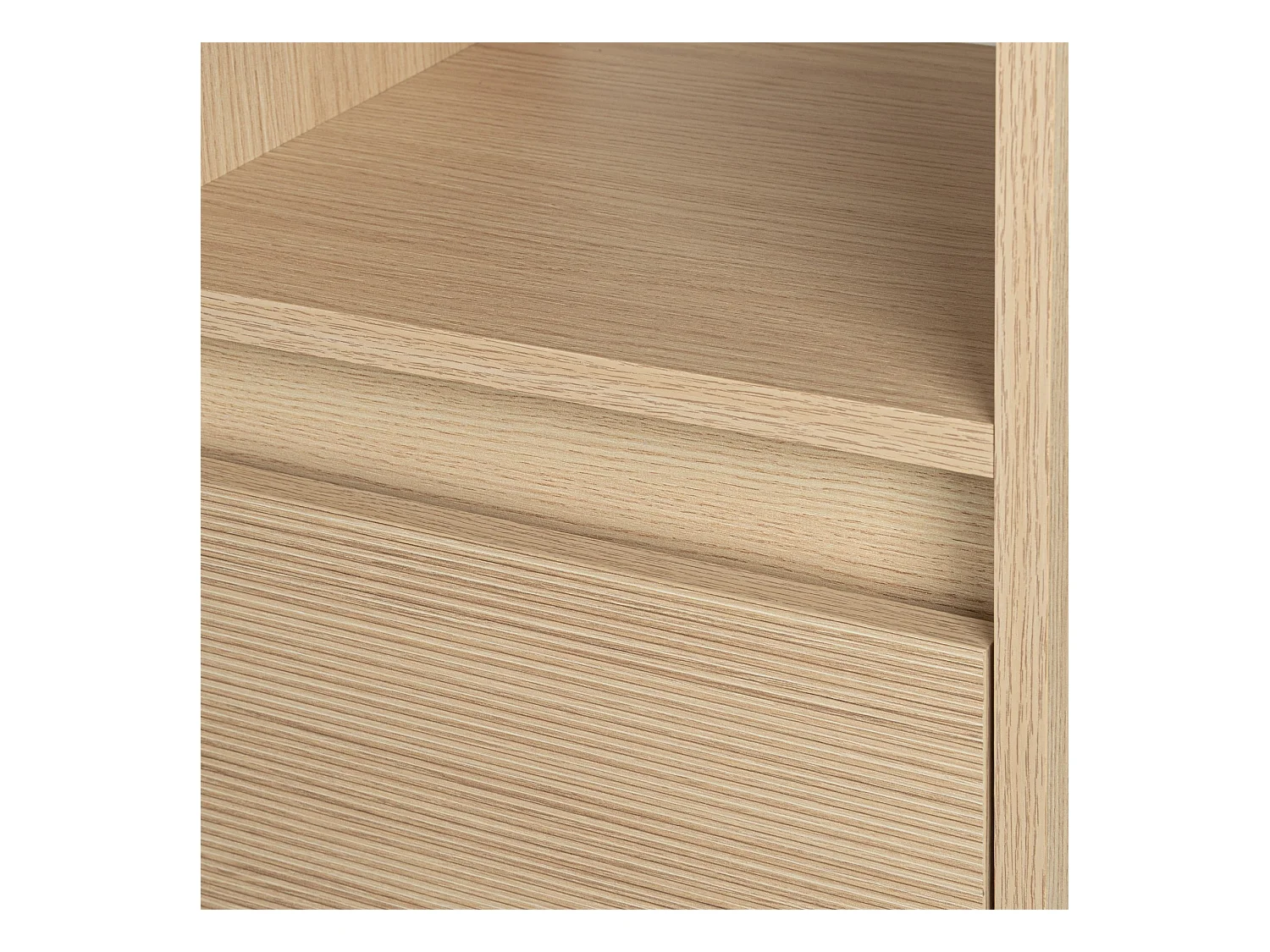 Armoire de salle de bain Colonne haute 35 cm Façades rainurées Aria