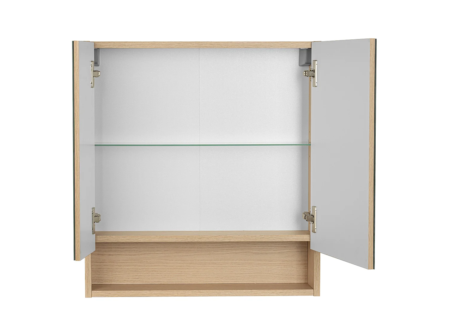 Badkamerkast met spiegel 60 cm 2 deuren Aria