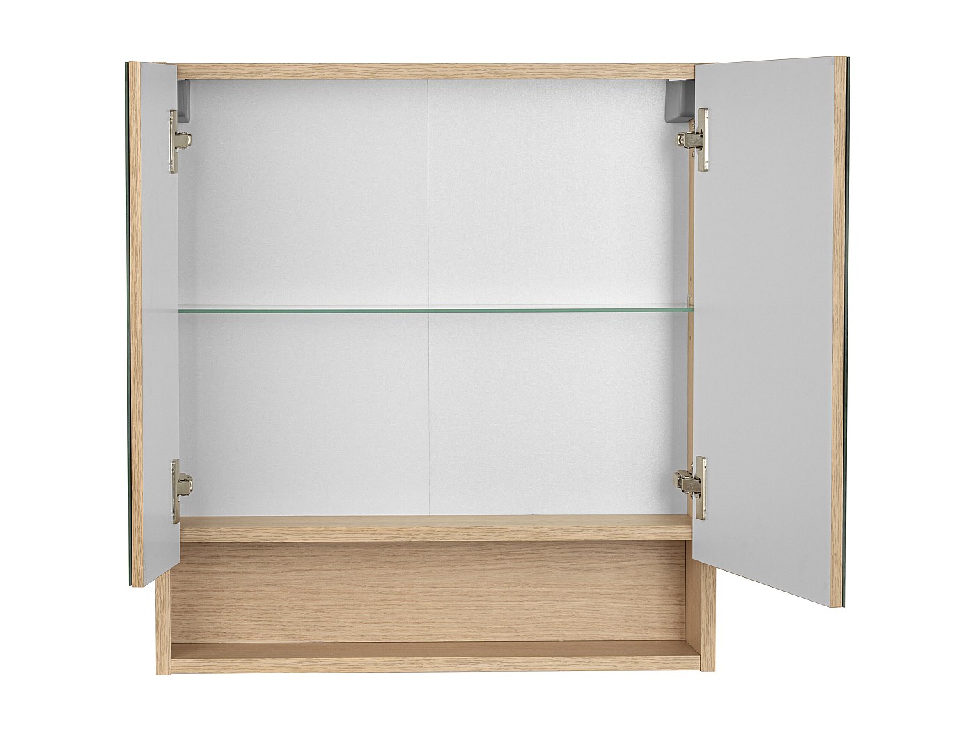 Badkamerkast met spiegel 60 cm 2 deuren Aria