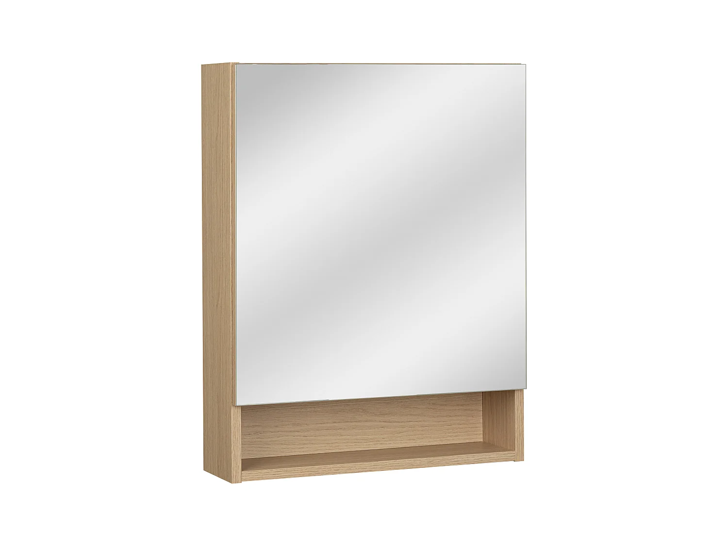 Armoire de salle de bain avec miroir 50 cm 1 porte Aria