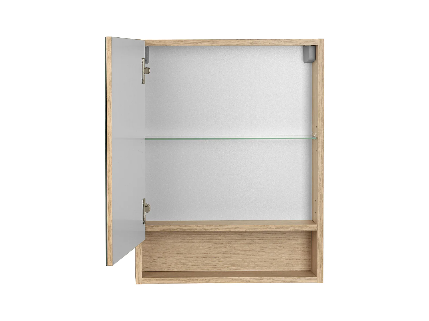 Armoire de salle de bain avec miroir 50 cm 1 porte Aria