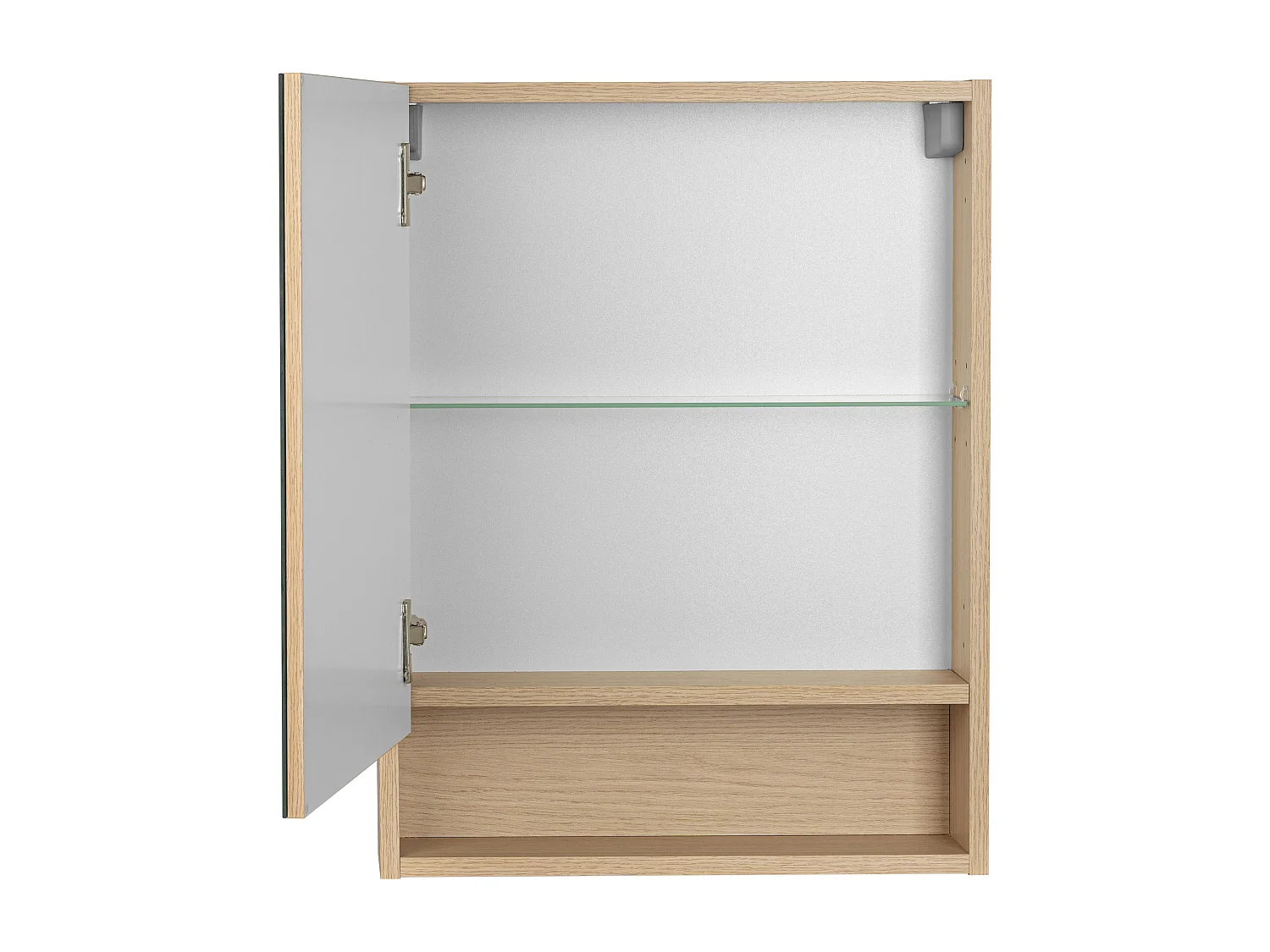 Armoire de salle de bain avec miroir 50 cm 1 porte Aria